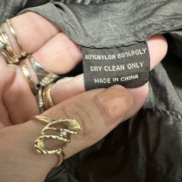 Nicholas K Metallic Drawstring Utility Jacket with Hood – Size M - Picture 4 of 7